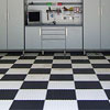 FastFloor Garage Floor Tiles - Checkerboard Pattern