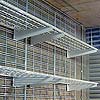 Garage Shelving can be fixed to Grids or made Adjustable with clips
