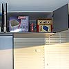 Opened Overhead Cabinets for your Garage