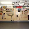 Store your gear safely on your Garage Walls